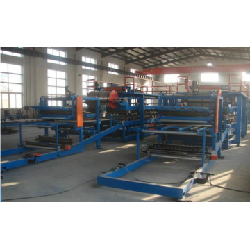 Steel Sheet Roof Panel Rock Wool Sandwich Panel Line